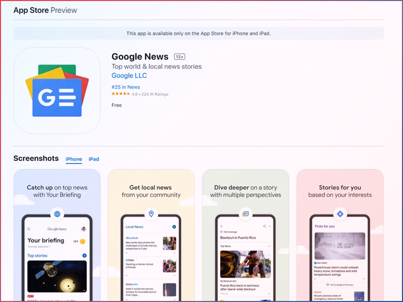 Már iOS-on is hódít a Google News