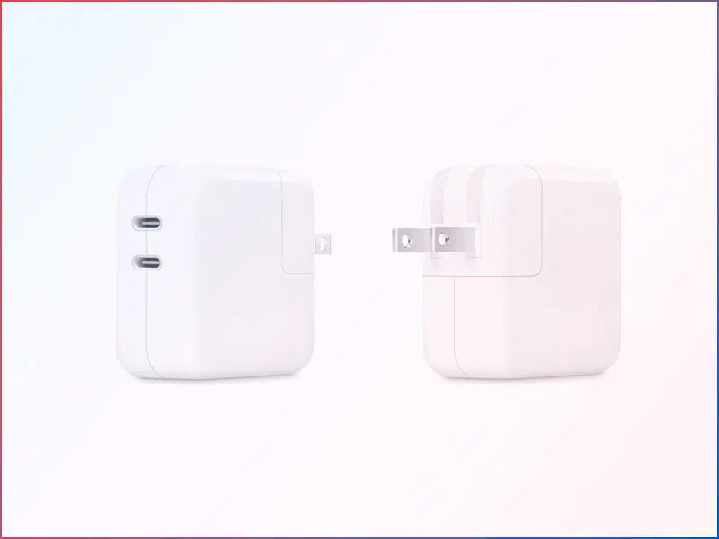 35W-os, 2 USB-C töltéssel rendelkező adapter